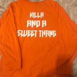 Medium oversized neon organize shirt